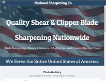 Tablet Screenshot of nationalsharpeningco.com